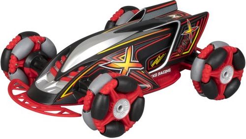 רכב באגי 4X4 עם שלט וטעינת USB לפעלולי דריפט OMNI X Drift - אדום