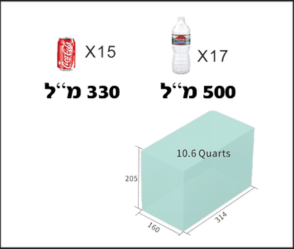 מקרר מקפיא לרכב 10 ליטר C10