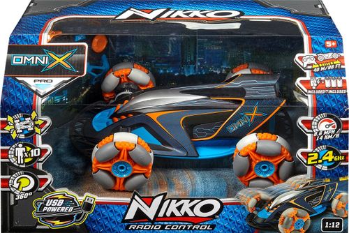 רכב באגי 4X4 עם שלט וטעינת USB לפעלולי דריפט OMNI X Drift - כחול
