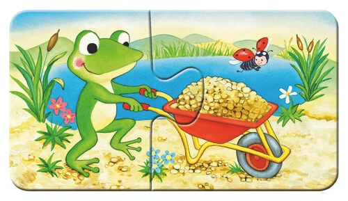 פאזל אתר בנייה לבעלי חיים לגילאי 2+