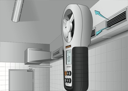 בודק מתח מד זרימת אוויר מקצועי, Air Flow Test Master - אינופרו