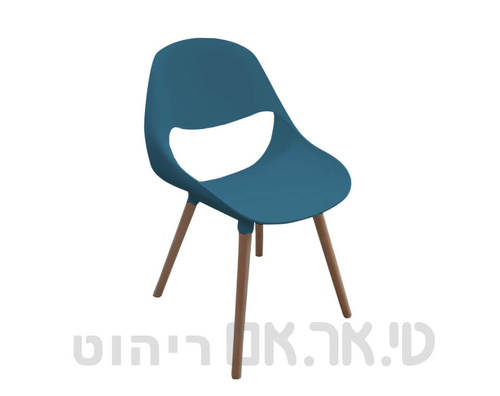 כסא דגם לוטוס צבע טורקיז כהה