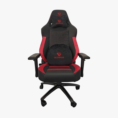 כיסא מושב גיימינג שחור/אדום SCORPIUS PROFESSIONAL