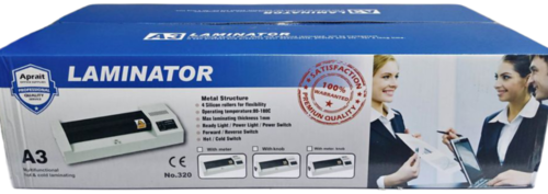 מכשיר למינציה Aprait Laminator V320 עד גודל A3