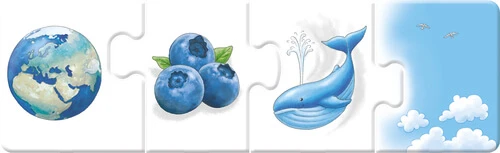 פאזל לומדים צבעים לגילאי 2+