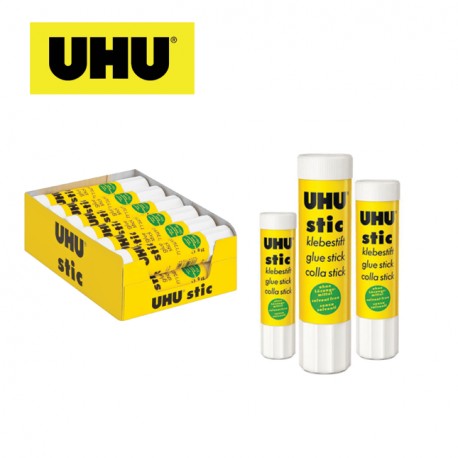 דבק סטיק UHU stic (מגוון גדלים לבחירה)