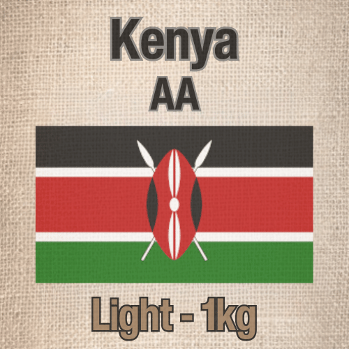 1 ק"ג פולי קפה בריוסו קניה בהיר Caffe Brioso Kenya AA Light Roast