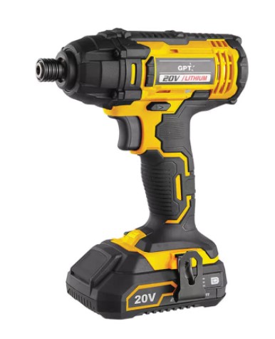 מברגת אימפקט 20V עם סוללה 2A ומטען GPT