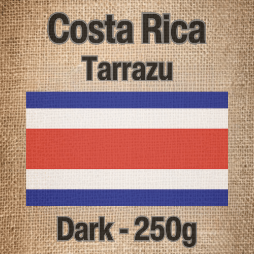 250 גרם פולי קפה בריוסו קוסטה ריקה כהה Caffe Brioso Costa Rica Tarrazu Dark Roast