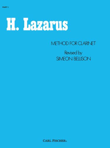 H. Lazarus Method For Clarinet - Part I