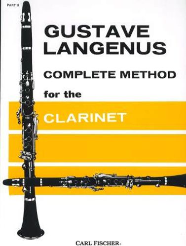 Gustave Langenus Complete Method for the Clarinet - Part II