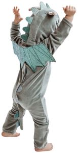 תחפושת אוברול/וואנזי דרקון לפורים ומשחקי דמיון (גילאי 6-12 חודשים)