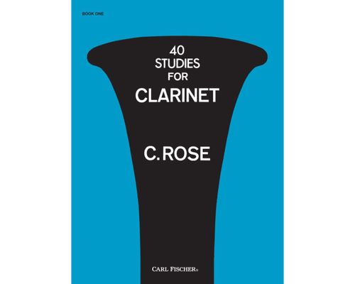 C. Rose: 40 Studies For Clarinet - Book 1