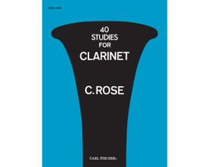 C. Rose: 40 Studies For Clarinet - Book 1