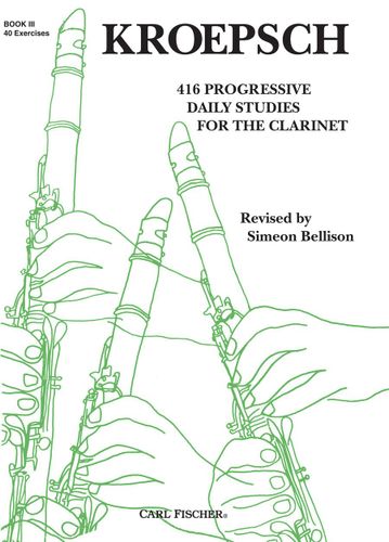 Kroepsch: 416 Progressive Daily Studies For The Clarinet - Book 3