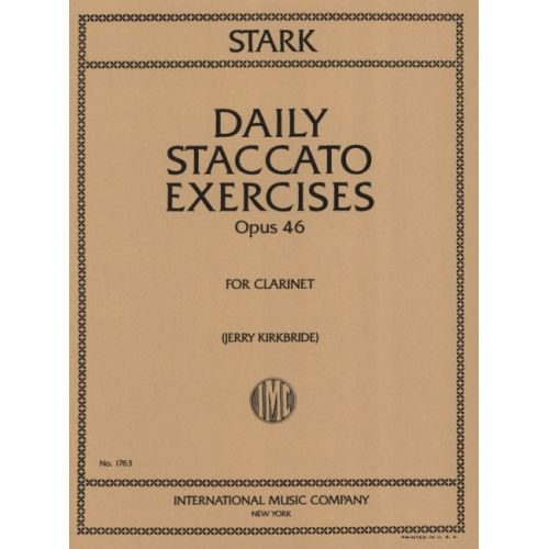 Daily Staccato Exercises, Op. 46 for Clarinet by Robert Stark