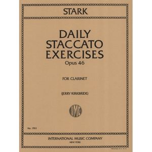 Daily Staccato Exercises, Op. 46 for Clarinet by Robert Stark