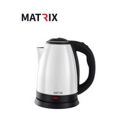 קומקום נשלף נירוסטה מילאנו,לבן MATRIX 1800W 1.8L