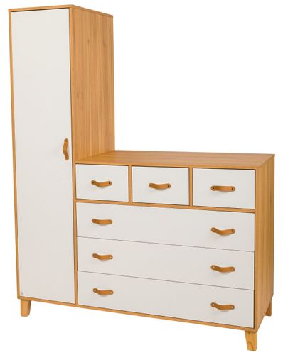 שידת החתלה משולבת ארון קטן רוחב 140 ס