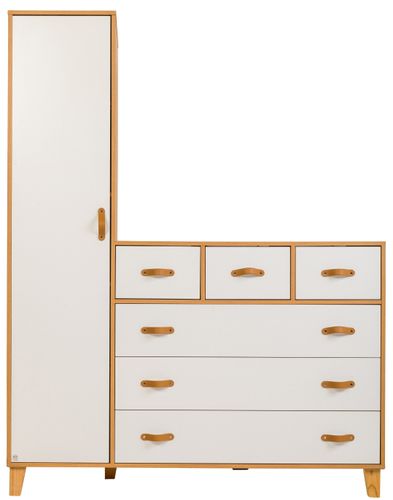 שידת החתלה משולבת ארון קטן רוחב 140 ס