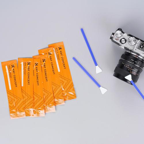 סט מקלונים לניקוי חיישן K&F Concept 16mm APS-C Format Cleaning Stick Set (10PCS)