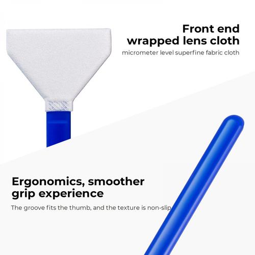 סט מקלונים לניקוי חיישן K&F Concept 24mm Full-Frame Format Cleaning Stick Set (10PCS)