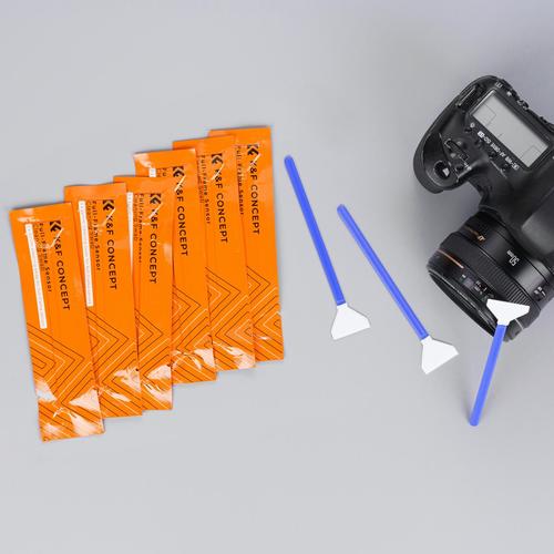 סט מקלונים לניקוי חיישן K&F Concept 24mm Full-Frame Format Cleaning Stick Set (10PCS)