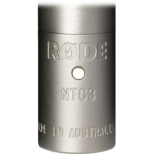 RODE NTG3 מיקרופון Shotgun מקצועי עמיד בפני לחות (Satin Nickel)