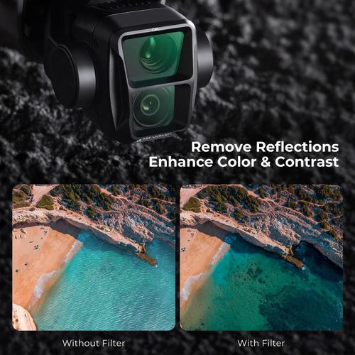סט פילטרים לרחפן K&F Concept Filter Set for DJI AIR 3 (CPL+ND8+ND16)