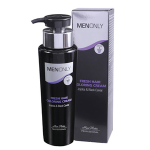 קרם לחות לשיער לגבר בצבע שחור 250 מ"ל Mon Platin MENONLY