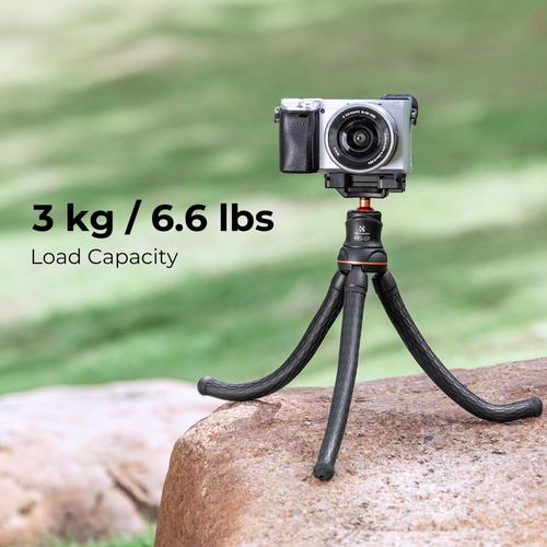 חצובה גמישה K&F Concept MS01 Octopus Flexible Tripod + Bluetooth Remote