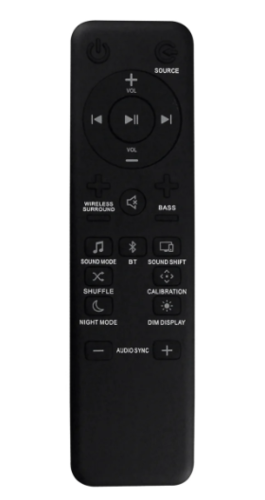 שלט למערכת ג'יי בי אל JBL בר/2.1/3.1/5.1 BAR