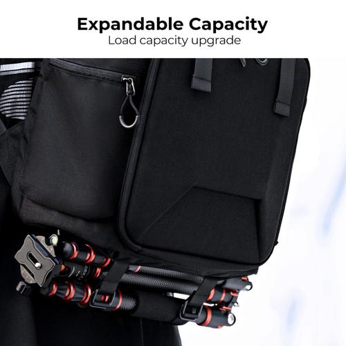 תיק גב לצילום לשימוש רב תכליתי - K&F Concept Multifunctional Camera Backpack 25L (Black)