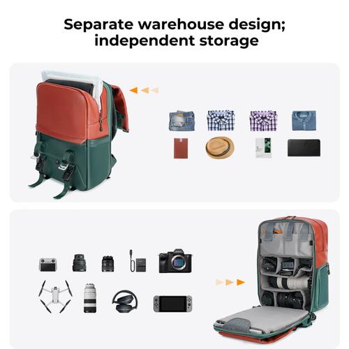 תיק גב K&F Concept BETA Backpack 20L (Dark Green)
