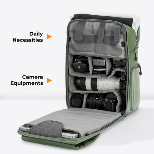 תיק גב K&F Concept BETA Backpack 20L (Light Green)