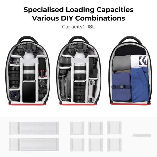 תיק גב לצילום - K&F Concept Beta Camera Backpack 15L (Black)