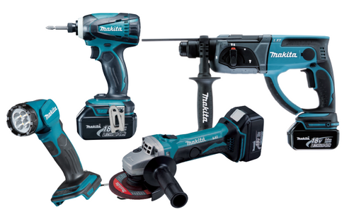 סט ליתיום DLX4140TX1 18V Makita 