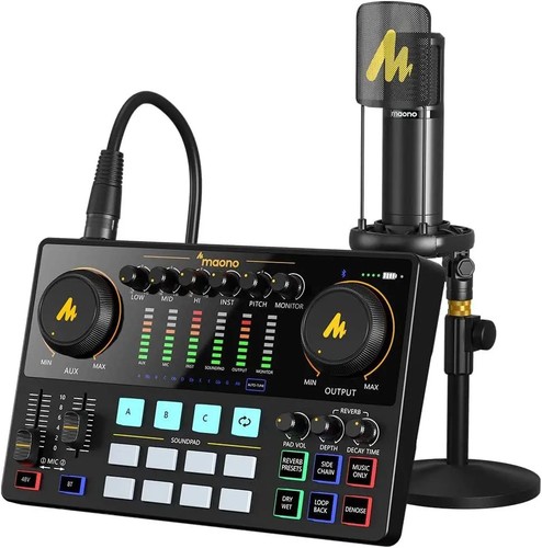 ערכת פודקאסט עם מיקרופון Maono Maonocaster AME2A