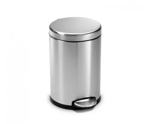 פח דוושה עגול מאט קטן 4.5 ל' סימפליומן | Simplehuman