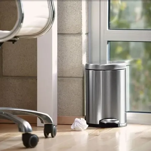 פח דוושה עגול מאט קטן 4.5 ל' סימפליומן | Simplehuman