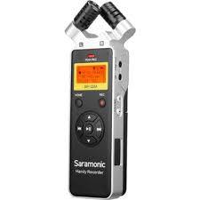 מכשיר הקלטה סטריאופוני גוף מתכת Saramonic SR-Q2M