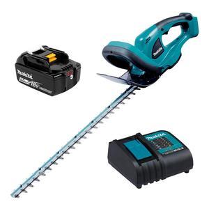 גוזם גדר חיה 18V נטען 520 מ"מ כולל סוללה 5.0 אמפר ומטען MAKITA DUH523 מקיטה