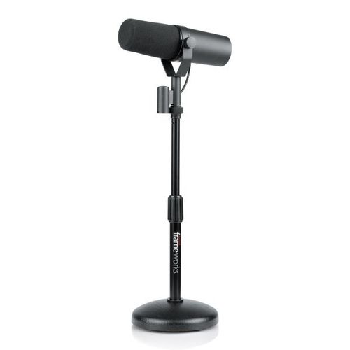 סטנד למיקרופון שולחני Gator GFW-MIC-0501 Round Base Desktop Mic Stand