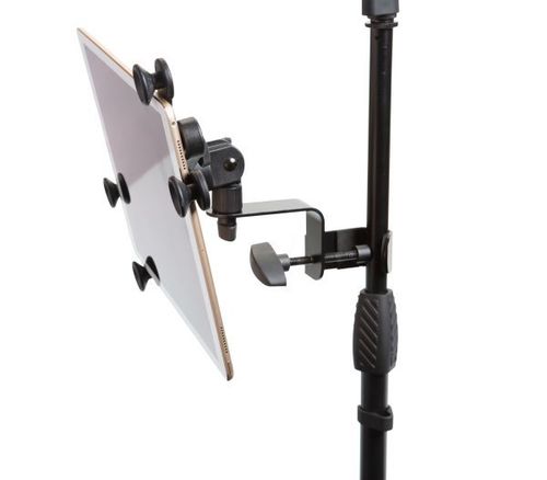 מחזיק לטבלט על סטנד מיקרופון Gator GFW-TABLET1000 tablet clamping mount