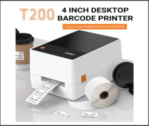 מדפסת ברקוד תרמית שולחנית Aimo T200