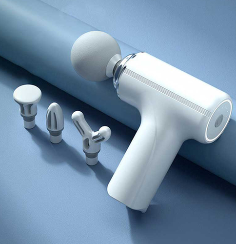 אקדח עיסוי ידני קטן  Massager Gun Pocket - צבע לבן