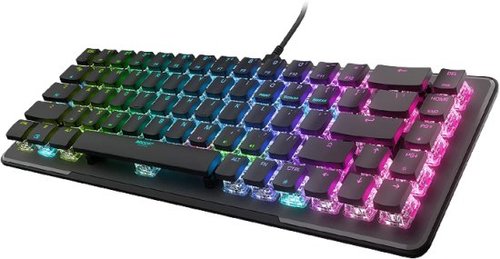 מקלדת גיימינג מכאנית מוארת Roccat Vulcan II Mini Linear Red Switch - בצבע שחור
