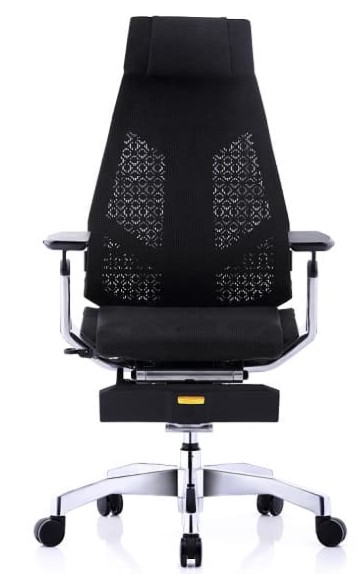 כיסא רשת ארגונומי עם הדום Comfort Genidia