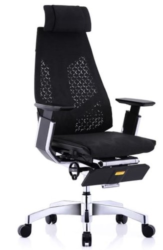כיסא רשת ארגונומי עם הדום Comfort Genidia