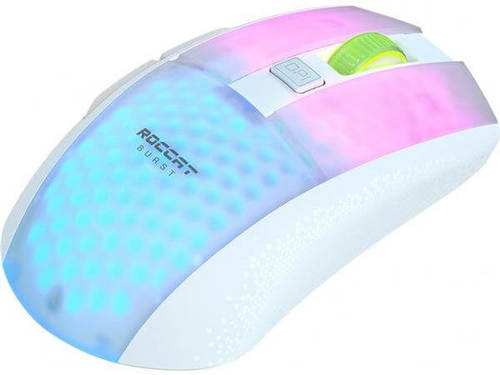 עכבר גיימינג אלחוטי Roccat Burst Pro Air RGB - לבן